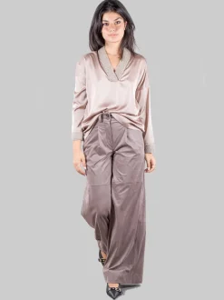 Pantaloni in ecopelle
