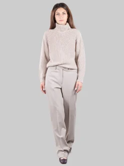 Pantaloni in misto lana