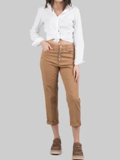 PANTALONI KOONS CON BOTTONI GIOIELLO