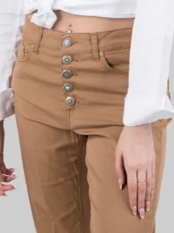 PANTALONI KOONS CON BOTTONI GIOIELLO