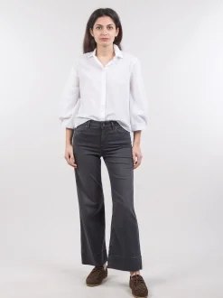 Pantaloni palazzo crop