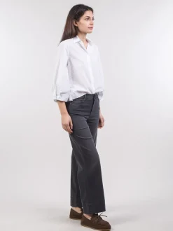 Pantaloni palazzo crop