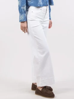 Pantaloni palazzo crop
