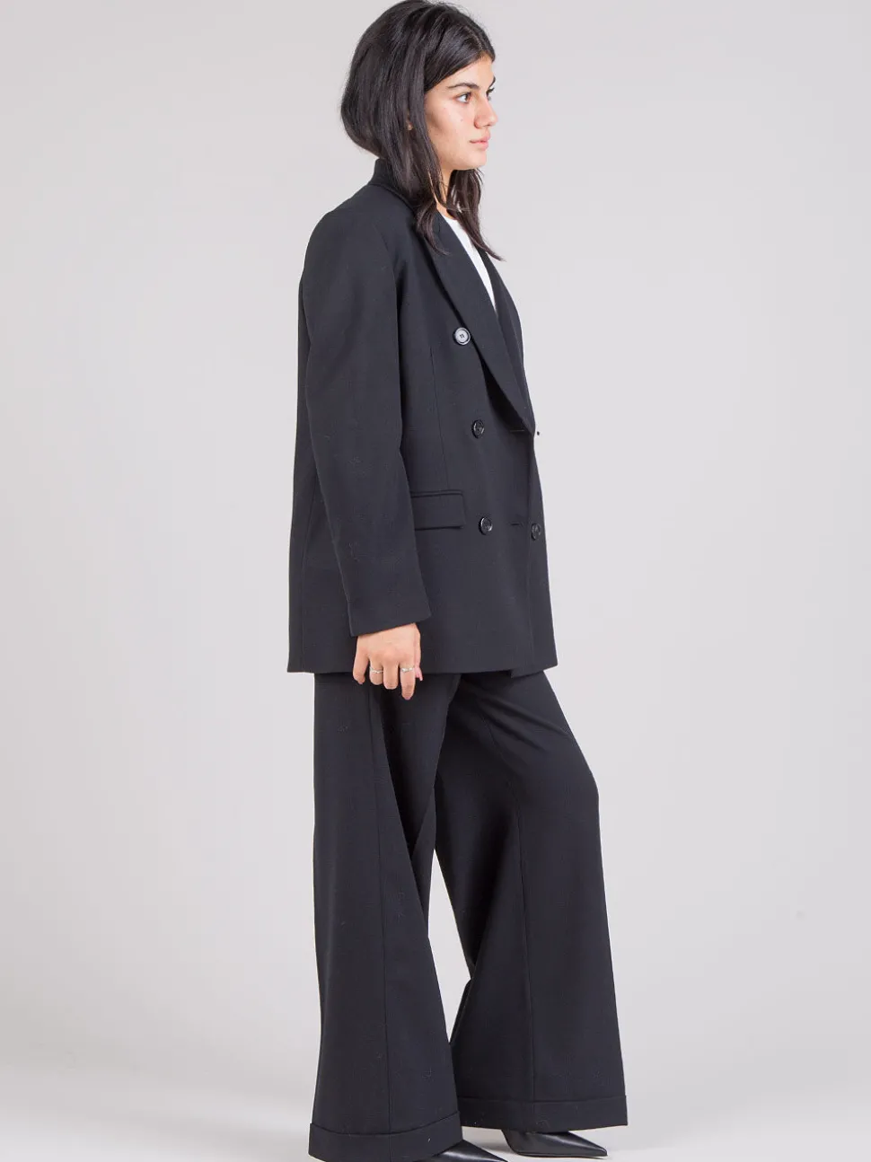 Pantaloni wide leg