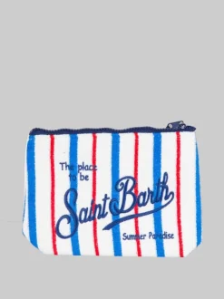 POCHETTE ALINE IN SPUGNA A FANTASIA RIGHE
