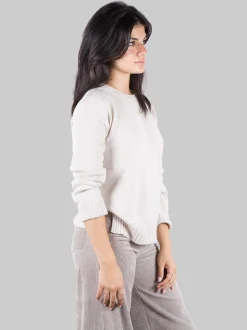 Pullover in cashmere e seta