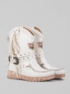 STIVALETTI ARYA INDIANINI IN STILE COWBOY