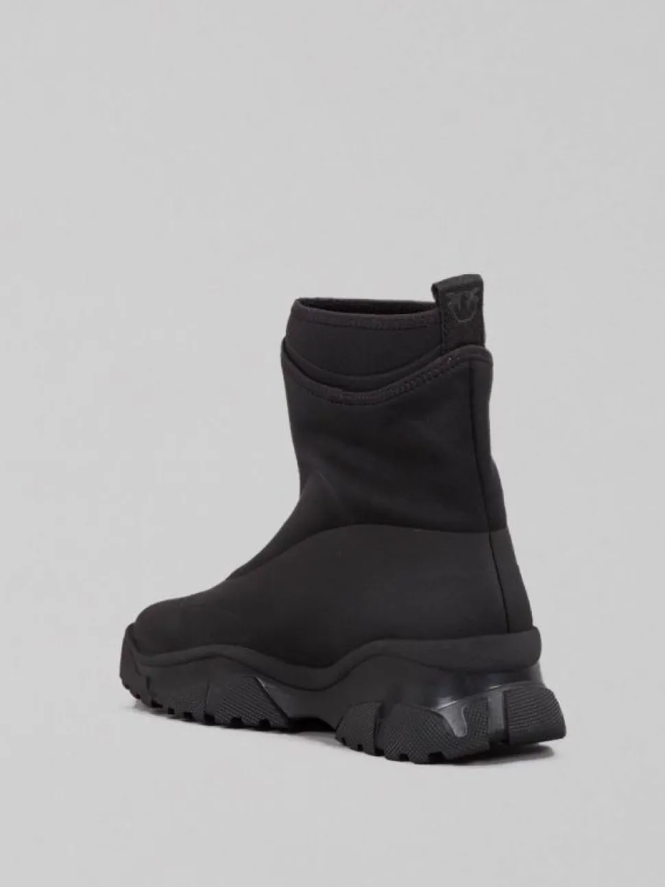 STIVALETTI IN PELLE GOMMATA E NEOPRENE