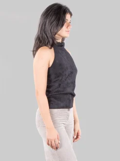 Top in velluto