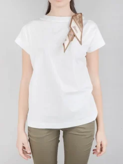 T-SHIRT IN JERSEY CON FOULARD